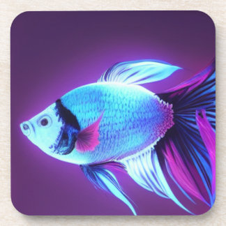 Dessous-de-verre Poisson Artsy