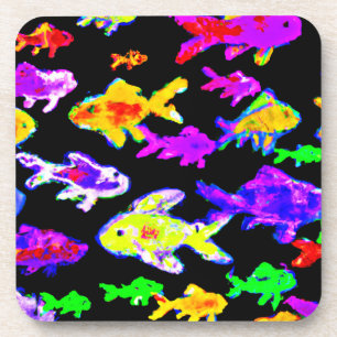 Dessous-de-verre Poisson coloré Motifs peinture art. Acheter mainte