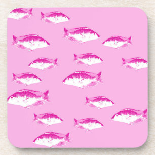 Dessous-de-verre Poisson rose