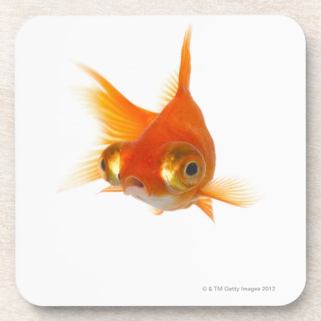 Dessous-de-verre Poisson rouge avec de grands yeux (Devant)