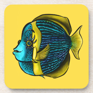 Dessous-de-verre Poissons Amusants Marine Aquatique Sous La Mer Enf