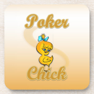 Dessous-de-verre Poker Chick