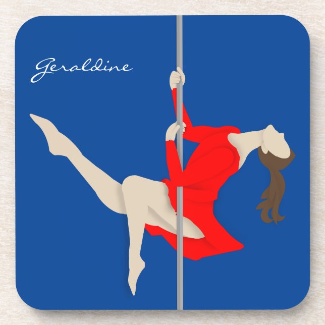 Dessous-de-verre Pole Fitness (Devant)