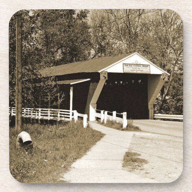 Dessous-de-verre Pont couvert (Devant)