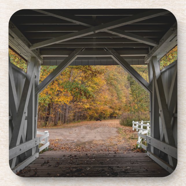 Dessous-de-verre Pont couvert d'Everatt Road (Devant)
