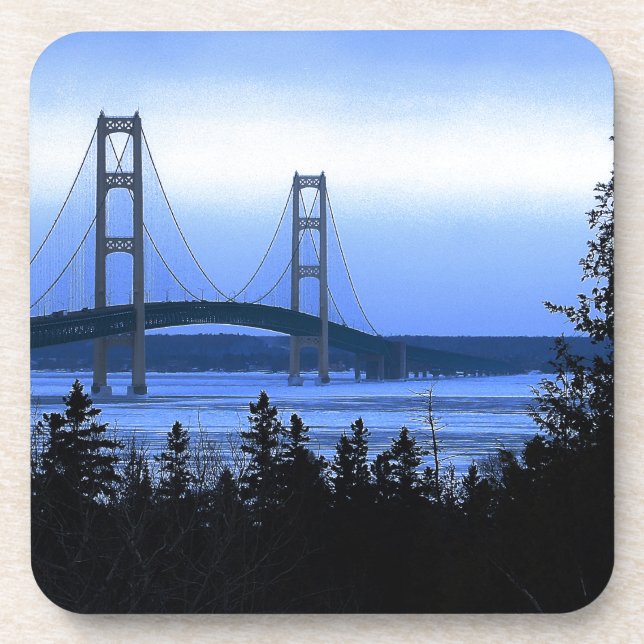 Dessous-de-verre Pont de Mackinac (Devant)