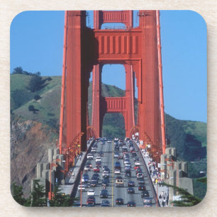 Dessous-de-verre pont du Golden Gate et baie de San Francisco