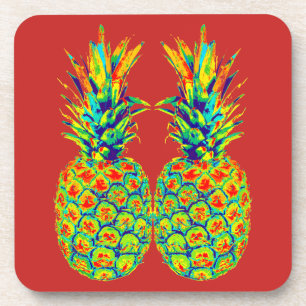 Dessous-de-verre Pop Art ananas