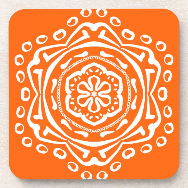 Dessous-de-verre Poppy Mandala (Devant)