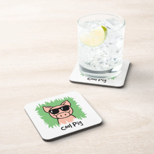 Dessous-de-verre Porc de cool de clipart (images graphiques) de