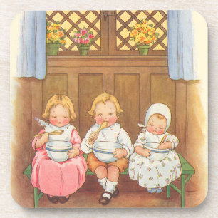 Dessous-de-verre Porridge Pease Antique Comptine Pour Enfants