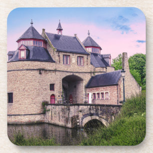 Dessous-de-verre Porte historique de la ville à Bruges