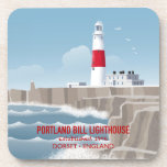 Dessous-de-verre Portland Bill Lighthouse<br><div class="desc">Colourful artwork of Portland Bill Lighthouse at the southernmost point of the Jurassic coast.  Perfect for anyone who loves this wild and naturally beautiful part of Dorset.</div>