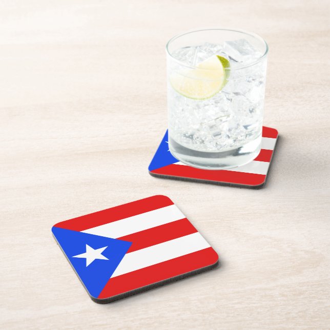 Dessous de verre Porto Rico Flag (Côté Droit)