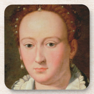 Dessous-de-verre Portrait de Bianca Cappello, c.1580 (huile sur le