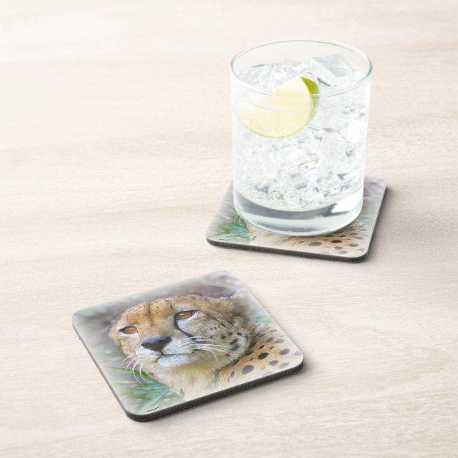 Dessous-de-verre Portrait de Cheetah (Côté Droit)