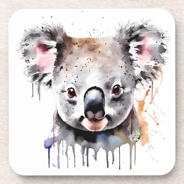 Dessous-de-verre Portrait de l'ours Koala (Devant)