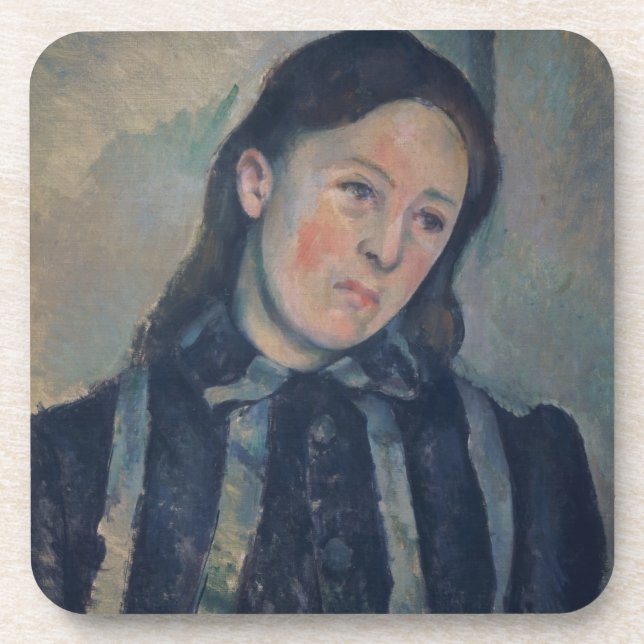 Dessous-de-verre Portrait de Madame Cezanne avec les cheveux (Devant)