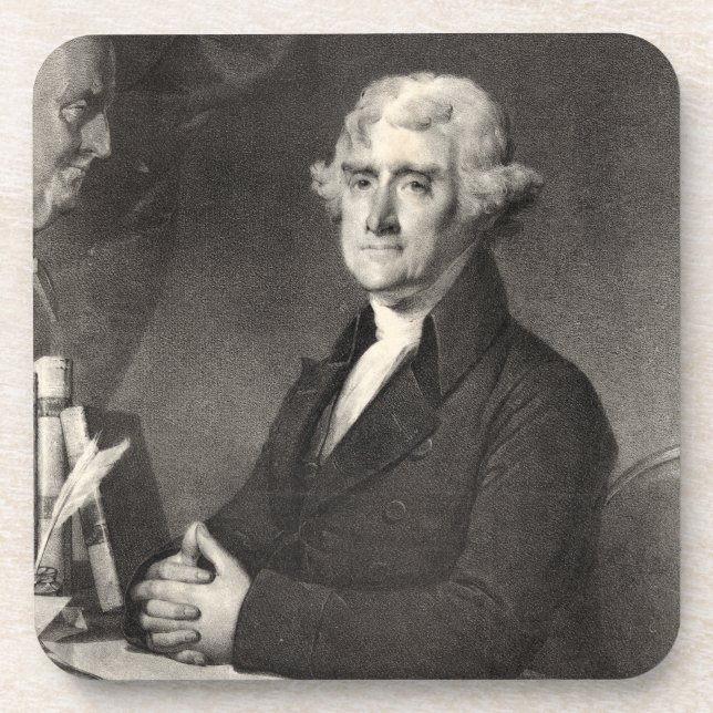 Dessous-de-verre Portrait de Thomas Jefferson (Devant)