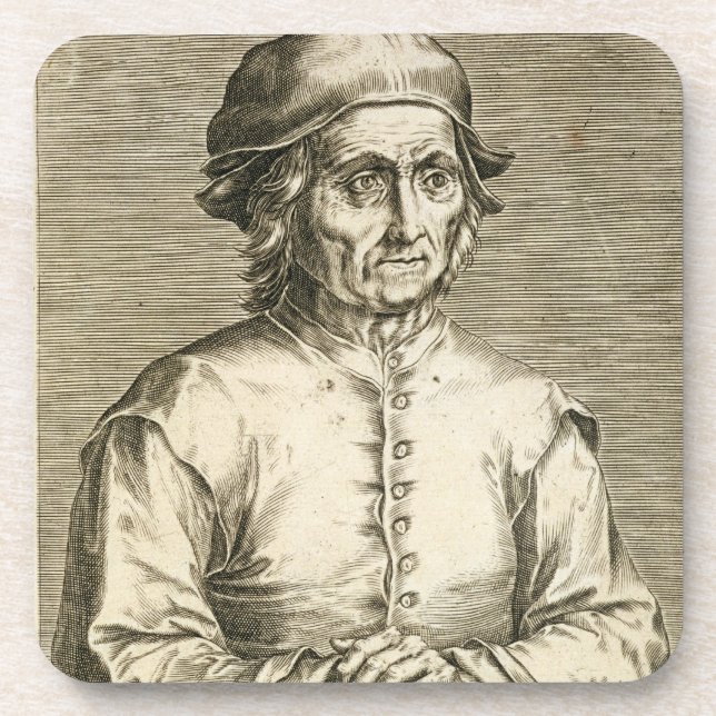 Dessous-de-verre Portrait du plat 3 de Hieronymus Bosch (Devant)
