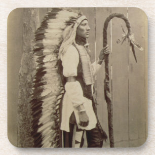 Dessous-de-verre Portrait d'un Natif américain de 'Buffalo Bill
