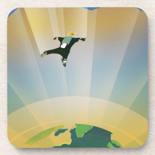 Dessous-de-verre Poster De L'Espace Rétro-La Gravité D'Une Super Te