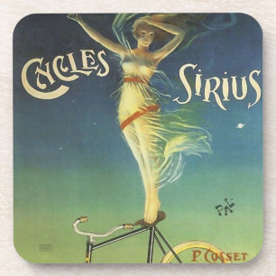 Dessous-de-verre Poster de vélo Cycles vintages Sirius