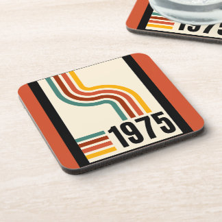 Dessous-de-verre poster vintage Retro Stripes 1975