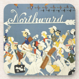 Dessous-de-verre Poster Vintage voyage Pour The New Haven R.R.