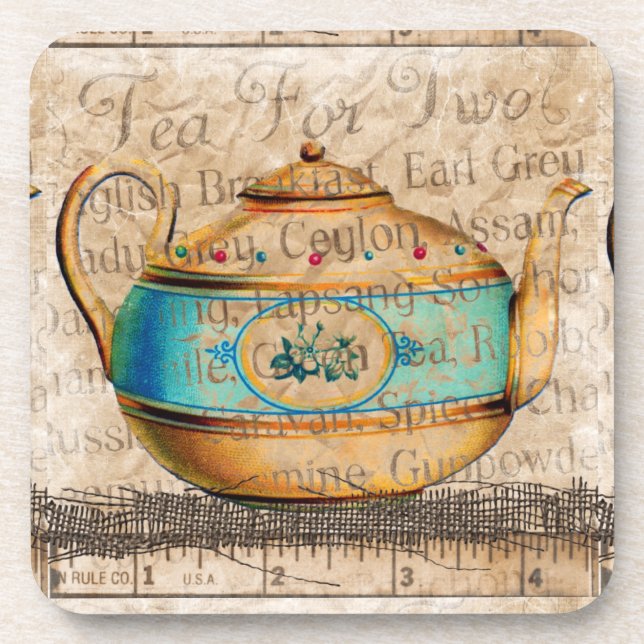 Dessous-de-verre Pot de thé antique (Devant)