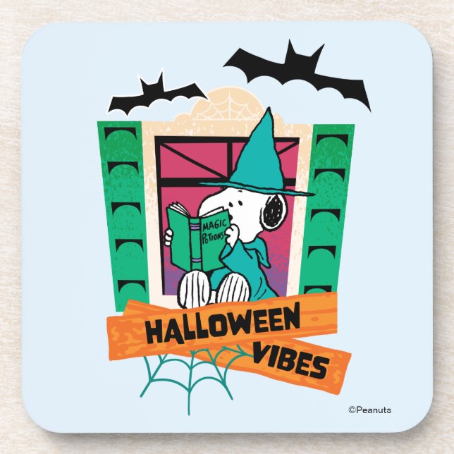 Dessous-de-verre Potions Magiques de Snoopy Peanuts Halloween (Devant)