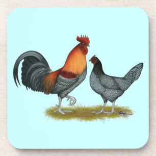 Dessous-de-verre Poule bleue du Delaware