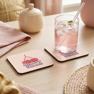 Dessous de verre pour boisson Cherry Bloom