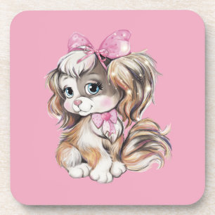 Dessous de verre pour boisson Chiot