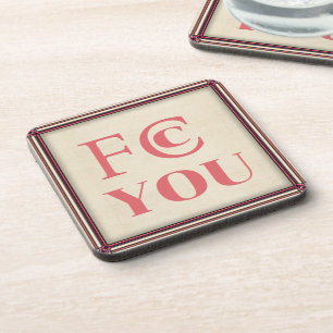 Dessous de verre pour boisson FCC YOU