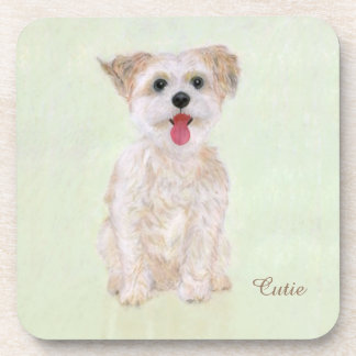 Dessous de verre pour boisson pour chien Morkie