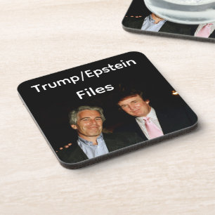 Dessous de verre pour boissons Fichiers Trump/Epst