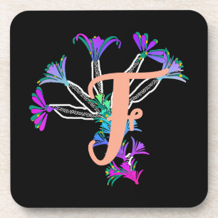 Dessous de verre pour boissons Monogramme initiale