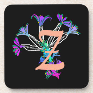 Dessous de verre pour boissons Monogramme initiale