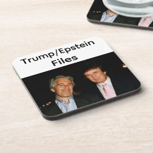 Dessous de verre pour boissons Trump/Epstein Files