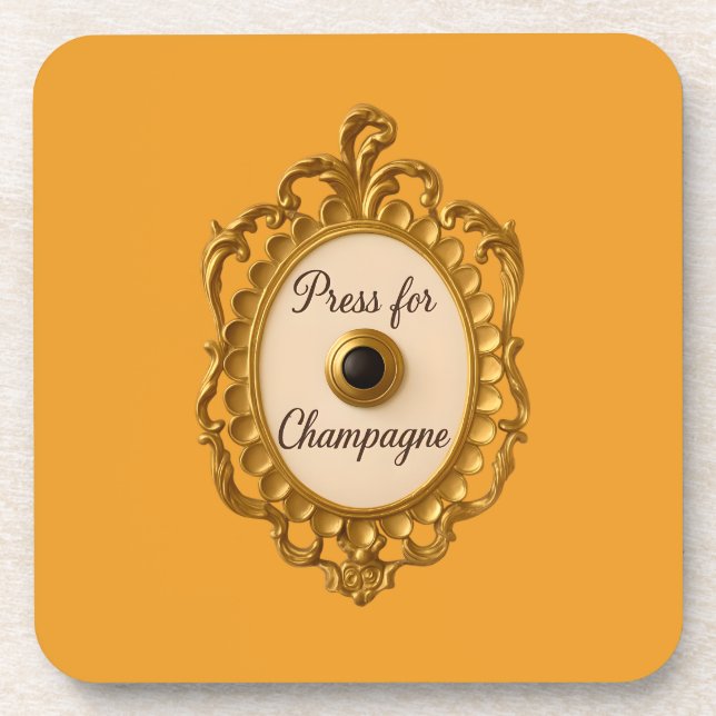 Dessous de verre pour chariot à bar de champagne P (Devant)