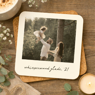 Dessous de verre pour photo Polaroid Art rétro v
