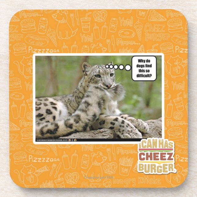 Dessous-de-verre Pourquoi les chiens trouvent-ils ceci si difficile (Devant)