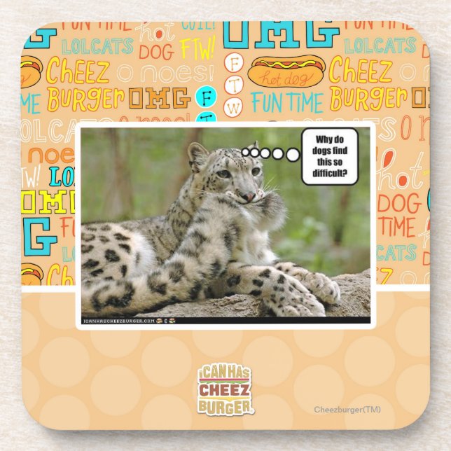 Dessous-de-verre Pourquoi les chiens trouvent-ils ceci si difficile (Devant)