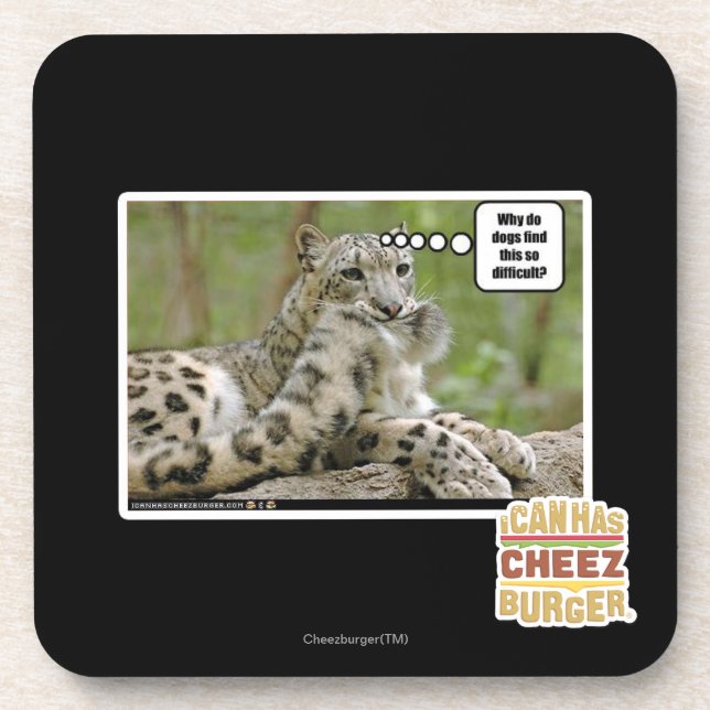 Dessous-de-verre Pourquoi les chiens trouvent-ils ceci si difficile (Devant)