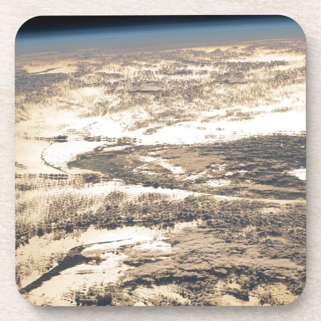 Dessous-de-verre Poutres De Soleil Au Large De L'Océan Atlantique (Devant)