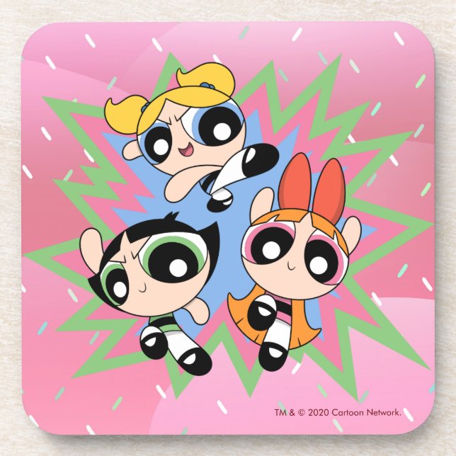 Dessous-de-verre Powerpuff Girls Powfactor (Devant)