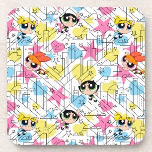 Dessous-de-verre Powerpuff Girls Townsville Pattern