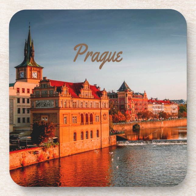 Dessous-de-verre Prague Capital of the Czech Republic (Devant)