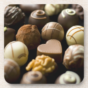 Dessous-de-verre Pralines délicieuses de chocolat